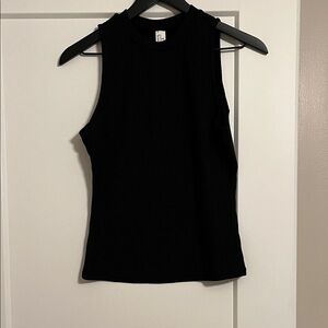 Set of Two Sleeveless Women's Mock Neck Tops